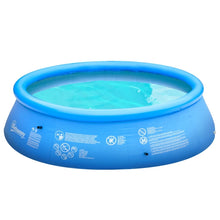 Family-Sized Inflatable Pool with Hand Pump