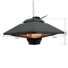 2000 W - Hanging Halogen Heater