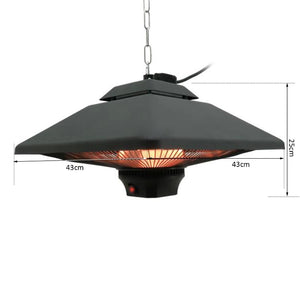 2000 W - Hanging Halogen Heater