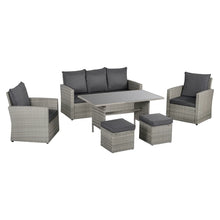 7 Seater Outdoor PE Rattan Outdoor Sofa Set