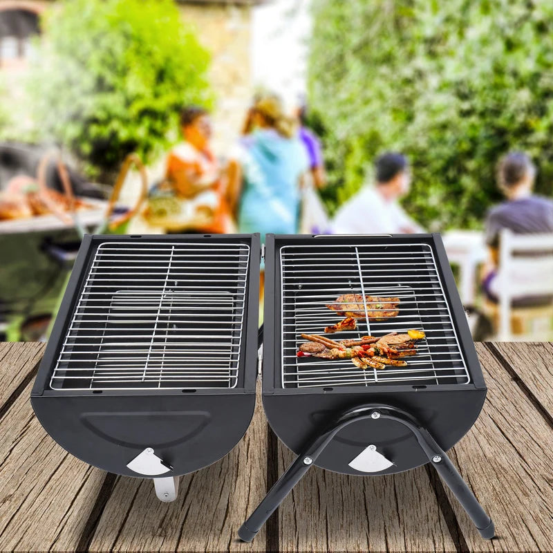 Portable Charcoal BBQ Grill Furnico Living