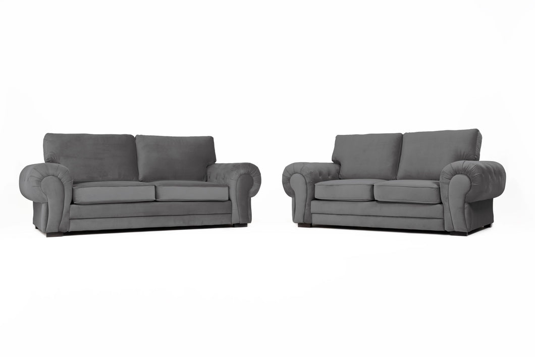 Velvet 3+2 Sofa Set