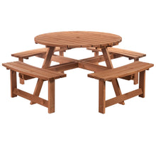 8-Seater Wooden Picnic Set - Bench Set