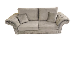 Oxford Grey 3 & 3 Sofa
