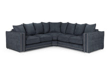 Bentley Corner Sofa Suite Charcoal | Fabric Corner Sofa