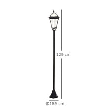 2 PCS Solar LED Garden Lights Lamp Post