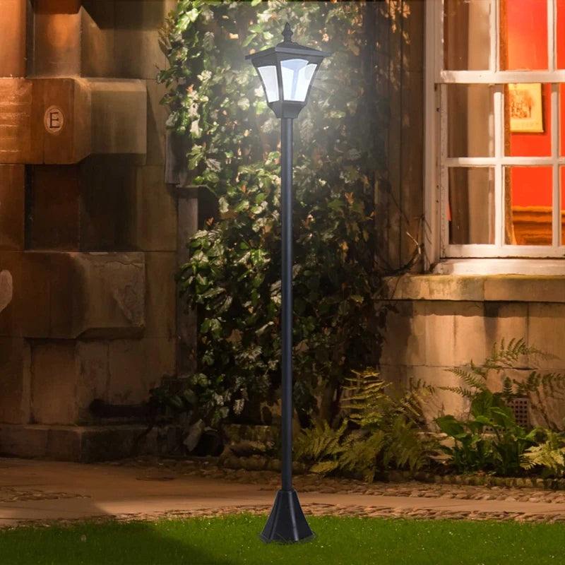 Solar LED Lantern Bollard Pathway Light - 1.2M Tall