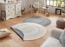 Twin Reversible Circles Indoor Outdoor Rug