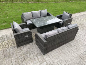 Manchester 8 Seater Rattan Garden Furniture Set