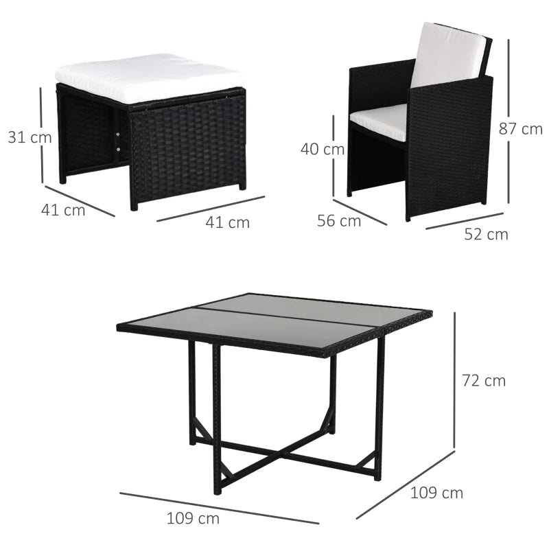 8-Seater Rattan Furniture Set for Outdoor Dining and Entertaining