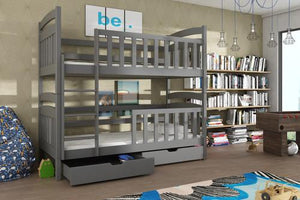 Sebus Wooden Bunk Bed with Storage