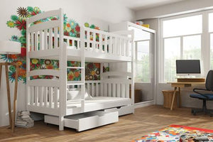 Michas Wooden Bunk Bed  with Storage