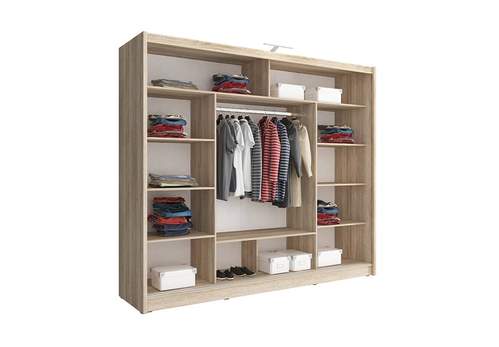 250cm Alice Corner Wardrobe For Living Room