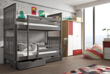 Bruno Wooden Bunk Bed with Storage