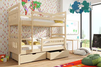 Gabi Wooden Bunk Bed with Storage