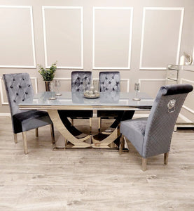Angel Dining Table Set with Aliah Chairs