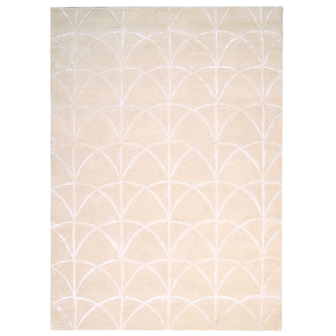 Cream Woollen Rug