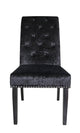 Black Velvet Dining Chair