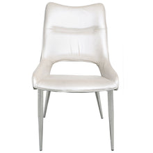 Zara White PU Leather Dining Chair