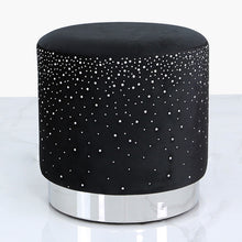 Round Stool with Sparkle Pattern