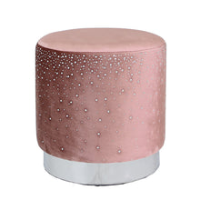 Round Stool with Sparkle Pattern