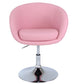 Madison Pink Faux Leather Swivel Chair
