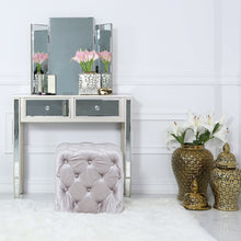 Belle Pink Tufted Stool
