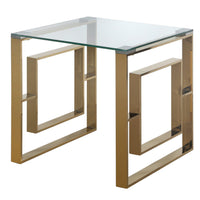 Dash End Table (Available Gold & Chrome)