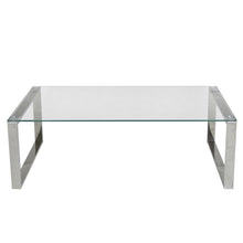 Square Stainless Steel Coffee Table