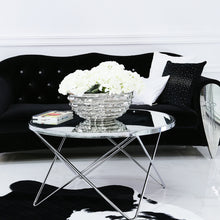 Chrome And Mirror Coffee Table