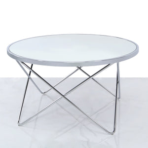 Chrome And Mirror Coffee Table