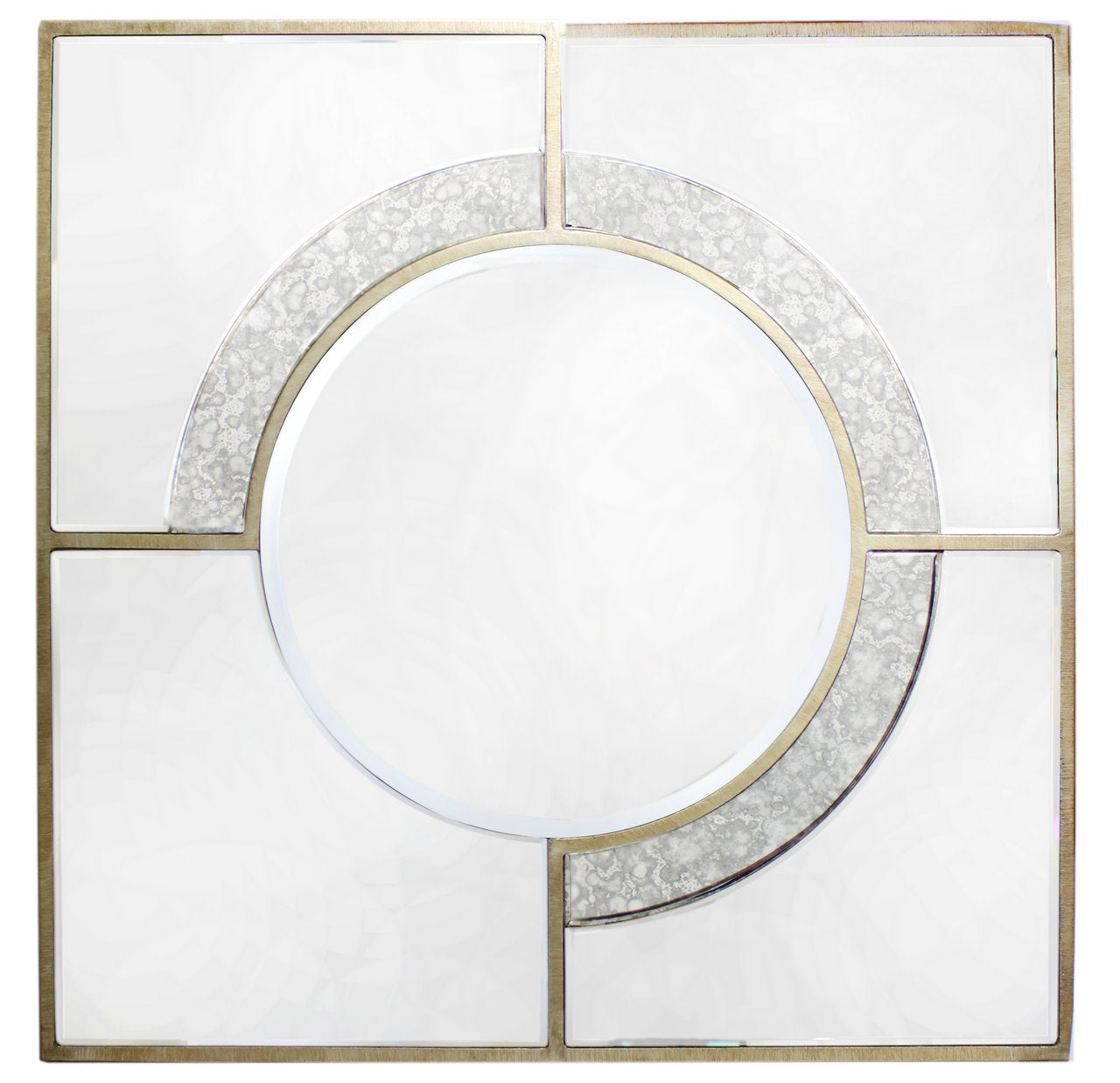 Geometric Antique Wall Mirror