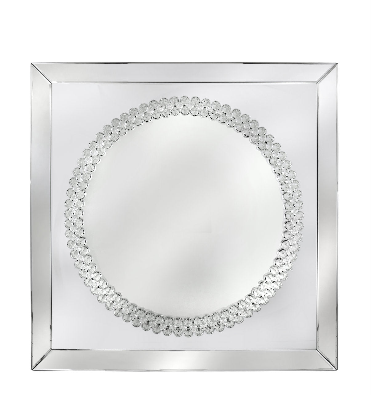 Crystal Square Wall Mirror