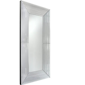 Clear Slated Wall Mirror