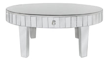 Mirrored Oval Coffee Table