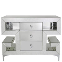 Sparkle Champagne 3 Drawer Cabinet