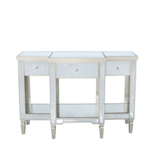 Lexi Champagne 3 Drawer Table