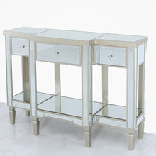 Lexi Champagne 3 Drawer Table