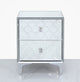 Regency Mirror 2 Draw BedSide Cabinet