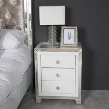 Mirrored Display Bedside Cabinet