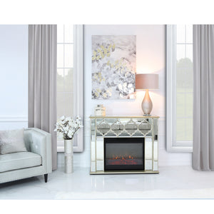 Casablanca Gold Mirrored Fire Surrounds With Electric Fire