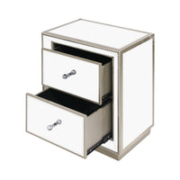 Cressona Mirrored Bedside Cabinet