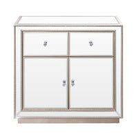 Cressona Mirrored 2 Door 2 Drawer Cabinet