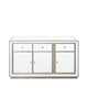 Cressona Mirrored 3 Door 3 Drawer Sideboard