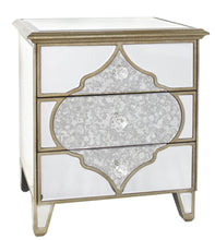 Casablanca 3 Drawer Bed Side Cabinet