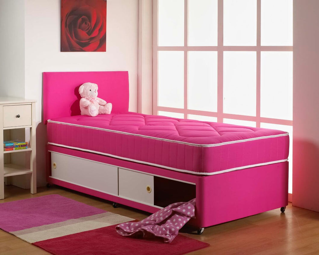 Pink Cotton Girls Bed