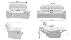 Raymond Recliner Suite