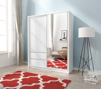 Sara Sliding Door Wardrobe | Corner Wardrobe