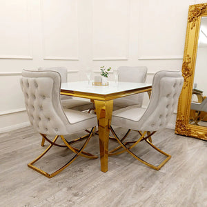 Sole Crossed Legged Dining Chairs