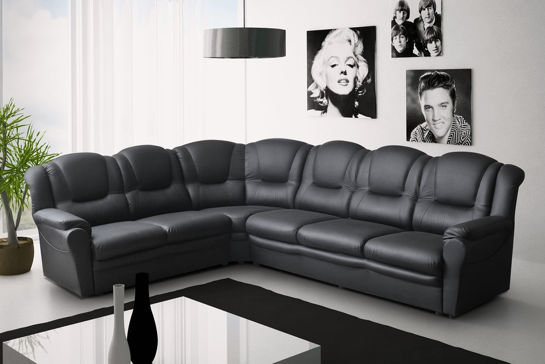 Texas Faux Leather 3C2 Corner Sofa